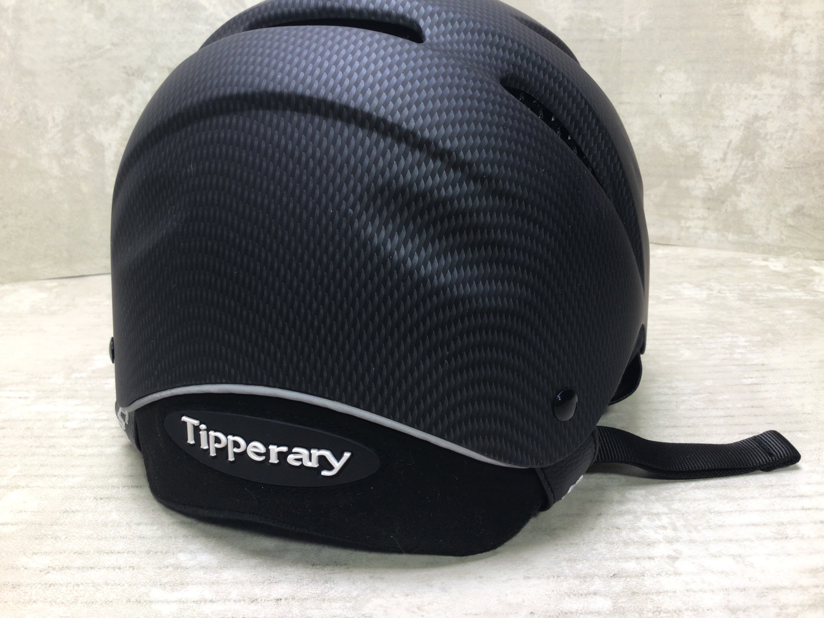 TIPPERARY EQUESTRIAN Horse Riding Helmet - Sportage - Carbon Gray -Size Small (7696415883502)